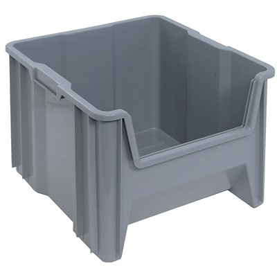 Quantum Giant Gray Stacking Bin - Case of 2 QGH800GY