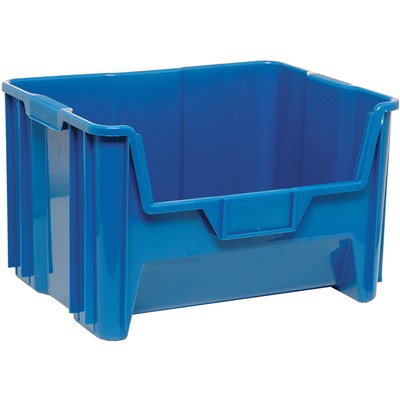 Quantum Giant Blue Stacking Bin - Case of 3