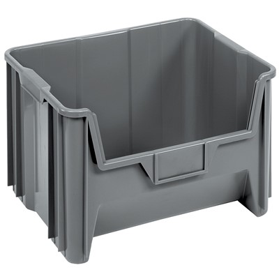 Quantum Giant Gray Stacking Bin - Case of 3 QGH700GY