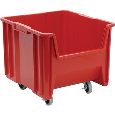 Quantum Mobile Giant Red Stacking Container with Wheels