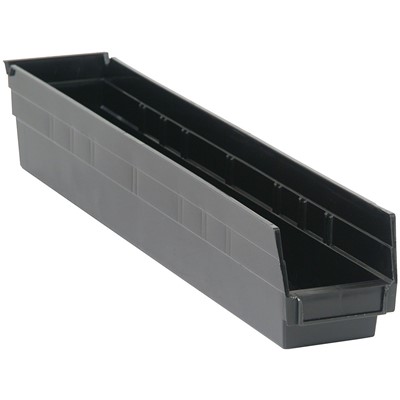 Case of 16 Quantum Storage Shelf Bins with 7 Dividers QSB105BR