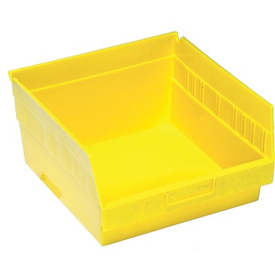 Case of 8 Quantum Yellow 8 Slot Store-More Shelf Bins QSB209YL