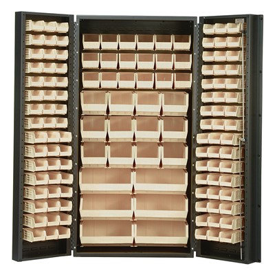 Quantum Ivory Cabinet with Bins