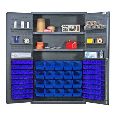 Quantum All-Welded Cabinet with 84 Bins