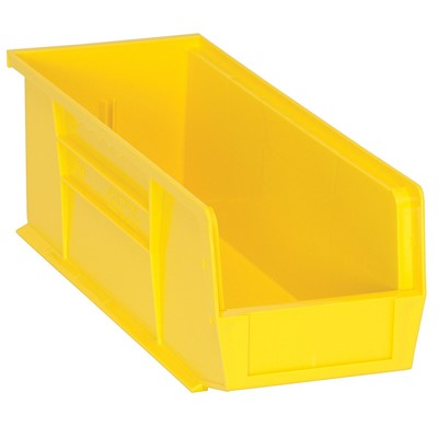 14-3/4"x5-1/2"x5" Yellow Stack & Hang Storage Bins - Case of 12