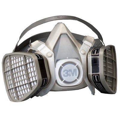 - 3M 5000 Series Half Mask Respirator Assembly