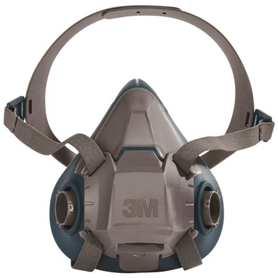 - 3M™ Rugged Comfort 6500 Series Half Mask Respirator