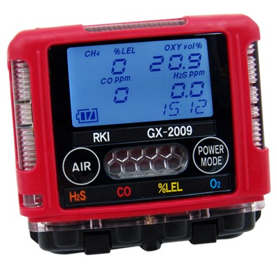 - RKI GX-2009 Four Gas Monitor