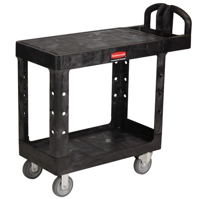 Cart Flat Shelf Utility BLK - RUB-4505-BLK