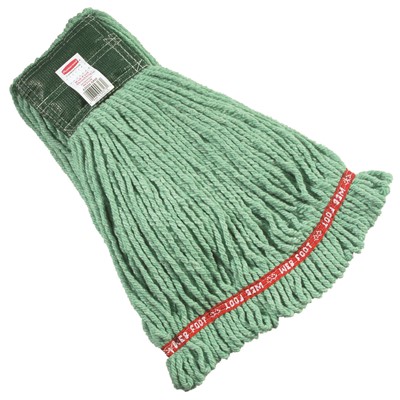 Rubbermaid Swinger Loop Shrinkless Green Wet Mop A252-06-GRN