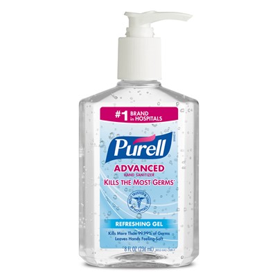 Purell Advanced 8oz Instant Hand Sanitizer 9652-12