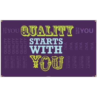 Motivational Banner - Quality Starts With You BT547