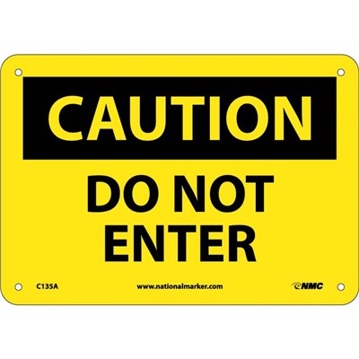- NMC C135 Caution Sign