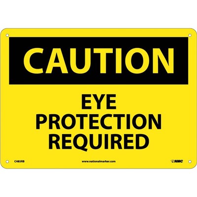NMC Eye Protection Required - Rigid Plastic Caution Sign
