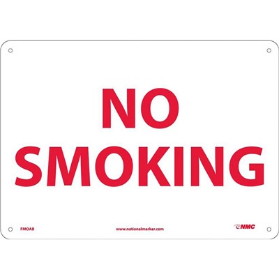 - NMC FMO No Smoking Facility Sign