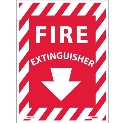 NMC 12"x9" Fire Extinguisher Safety Sign