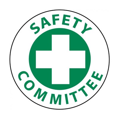 Safety Committee Hard Hat Sticker