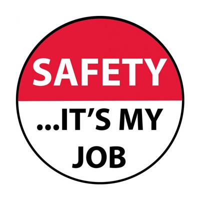 Safety Its My Job Hard Hat Sticker HH77