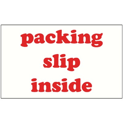 NMC Packing Slip Inside Label LR23AL