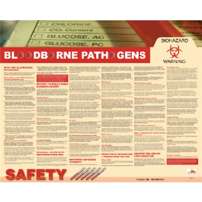 Blood Borne Pathogens Poster PST005
