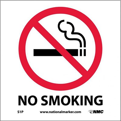 - NMC S1 No Smoking Sign with Graphic