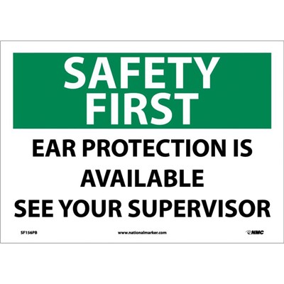 - NMC SF156 Safety First Sign