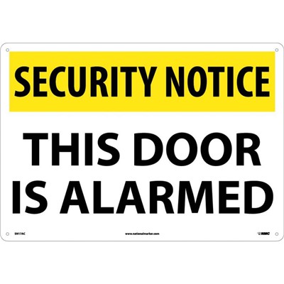 - NMC Security Notice Sign