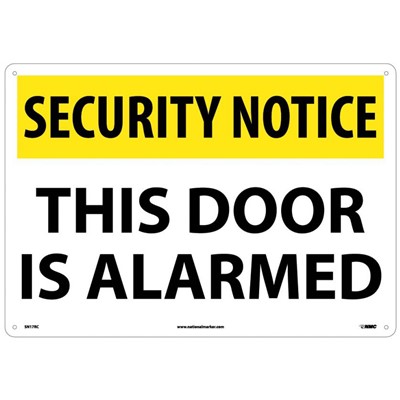 - NMC Security Notice Sign