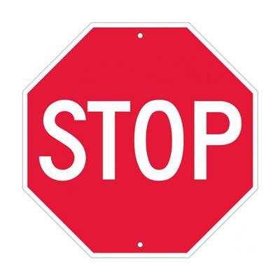 National Marker Company 18x18 Stop Sign