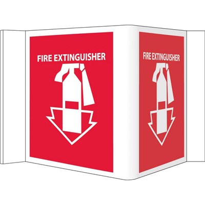NMC Fire Extinguisher Visi Sign VS1R