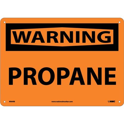 NMC 10"x14" PROPANE - Rigid Plastic Warning Sign