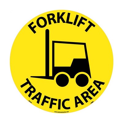 Forklift Traffic Area Walk-On Floor Sign WFS20