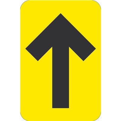 Pack of 10 NMC 6"x4" Yellow Walk-On Floor Signs