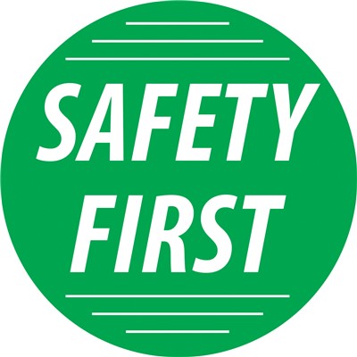 Safety First Hard Hat Sticker - Pack of 25