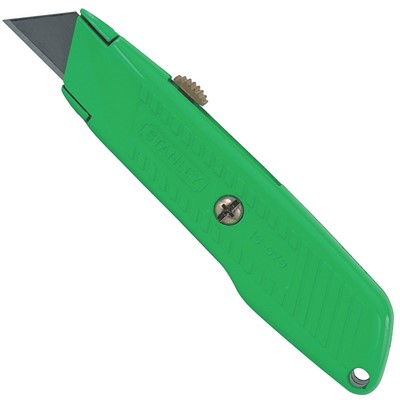 Retractable Utility Knife Hi-Viz Green - STN-10-179