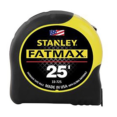 Stanley FATMAX Tape Measure with BladeArmor Coating - 25 Feet