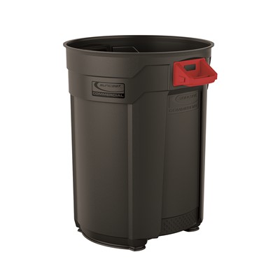 Suncast 55 Gallon Resin Utility Trash Can BMTCU55-GRY