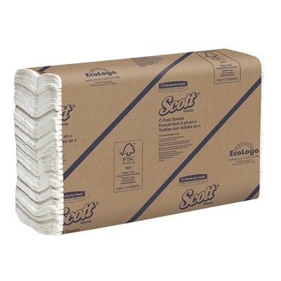 Towels Scott C-Fold 1-Ply WHT - TKC-01510