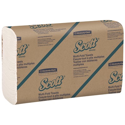 Scott Essential Multi-Fold White 1 Ply Paper Towels