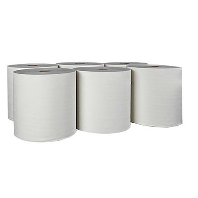 Case of 6 Scott Essential Plus+ Hard Roll Paper Towels 50606