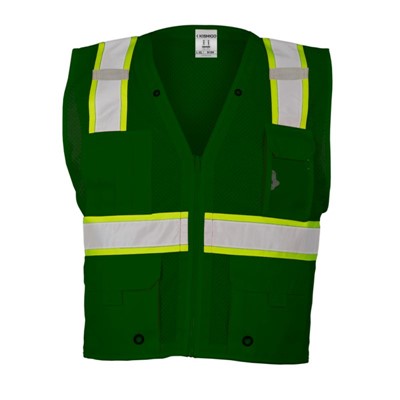 Kishigo EV Enhanced Visibility Green Safety Vest B104-L-XL