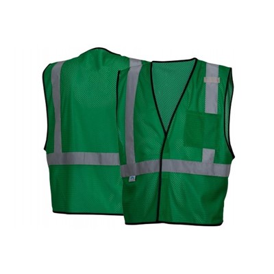 Pyramex Enhanced Visibility Green Safety Vest RV1235-2X-3X