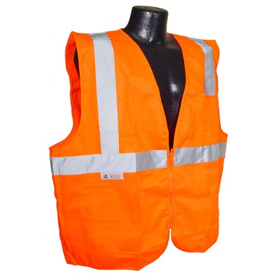 Radians Class 2 Hi Vis Orange Safety Vest SV2ZOS-LG
