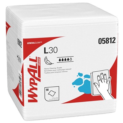 Case of 1080 Kimberly-Clark Wypall L30 Wipers