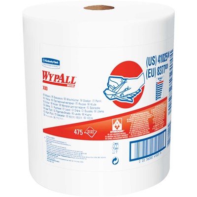 Case Roll of Kimberly-Clark Wypall X80 Wipers