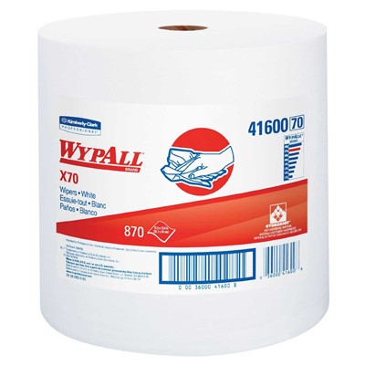 Case Roll of Kimberly-Clark Wypall X70 Wipers