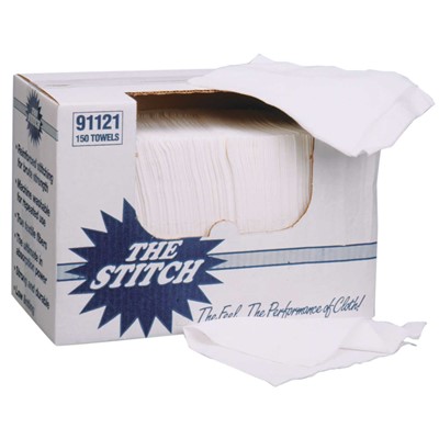 Wipers The Stitch Towels 1/4-Fold WHT - WMD-91121