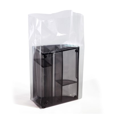 Gusseted Layflat 3mil Clear Poly Bags 1710 - Case of 1000