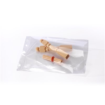 4"x8" Layflat 1.5mil Clear Poly Bags - Case of 1000