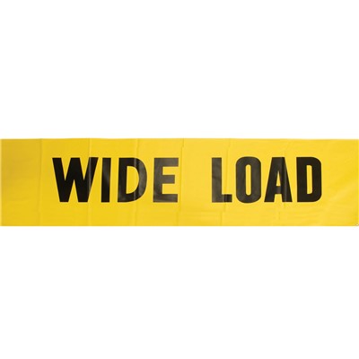 Yellow Vinyl Wide Load Sign for Trucks